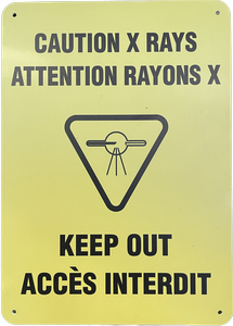 QNDE Affiches d’Avertissement de Radiation