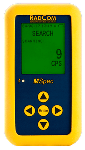 RadComm MSpec Portable Radiation Detector and Spectrometer