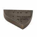 Angle beam calibration block, carbon steel 1018